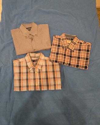 Set 3 camicie uomo L cotone 100%