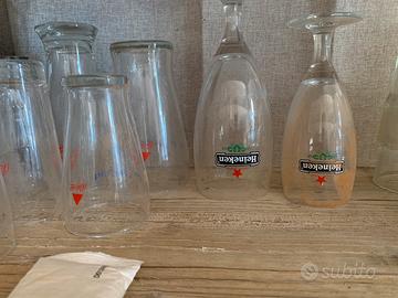 Bicchiere birra heineken