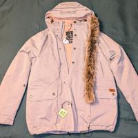 Parka Volcom grigio nuovo con cartellino. Taglia M