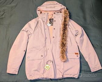 Parka Volcom grigio nuovo con cartellino. Taglia M