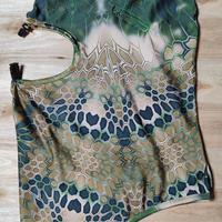 Cappuccio mimetico anti medusa verde