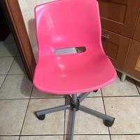 Sedia ikea rosa