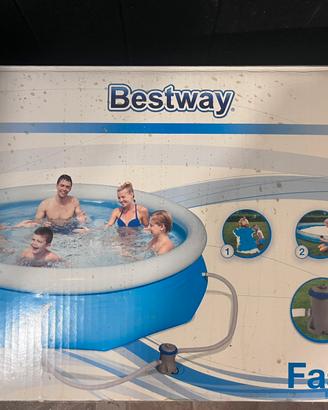 Piscina bestway fast set 305x76cm