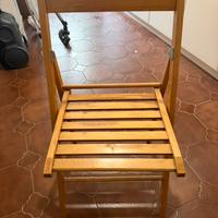 Stock di 7 sedie pieghevoli da Pic Nic