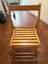 Stock di 7 sedie pieghevoli da Pic Nic