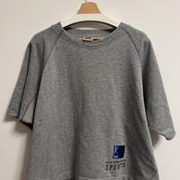 Nike Vintage 90s Sweatshirt Grigia Manica Corta