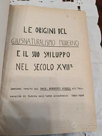 Bobbio - Le Origini del Giusnaturalismo Moderno