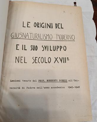 Bobbio - Le Origini del Giusnaturalismo Moderno