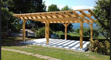 Pergola Tettoia Casetta in legno
