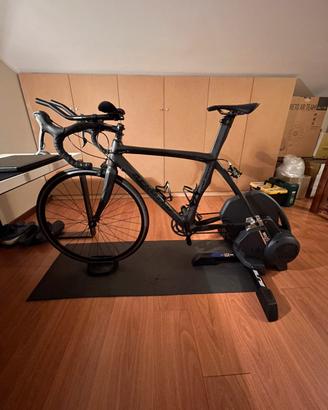 Bici da corsa triathlon rullo elite direto