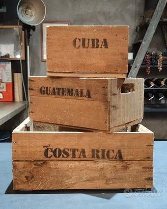 Cassette in legno vintage