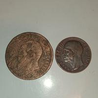 2 monete metalliche Regno