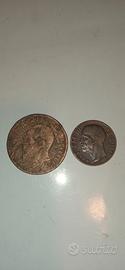 2 monete metalliche Regno