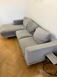 Divano 3 posti con chaise longue