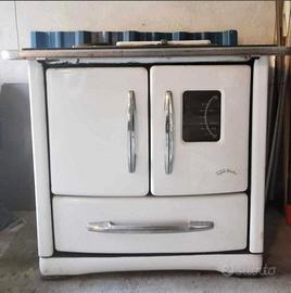 Stufa cucina a legna vintage Super Blanka -Putagé 