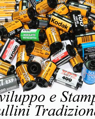Sviluppo e stampa rullino negativo pellicola 35mm 