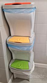 Set bidoni spazzatura 