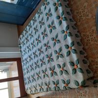 Copriletto lana fatto a mano matrimoniale vintage