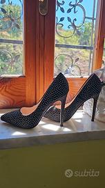 Décolleté nere eleganti con strass