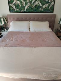 Letto con cassettone apribile