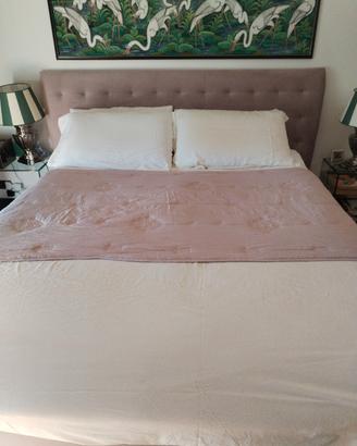 Letto con cassettone apribile