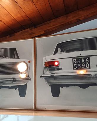 INSEGNA PANNELLO DIDATTICO SCUOLA GUIDA ANNI 70