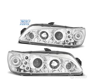 FARI PER PEUGEOT 306 97-01 ANGEL EYES FONDO CROMAT