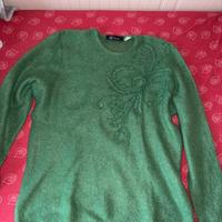Maglione verde vintage