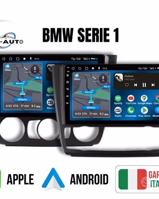 Bmw serie 1 KIT COMPLETO Autoradio Android Stereo