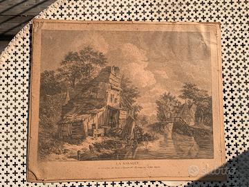 Incisione originale del XVIII secolo