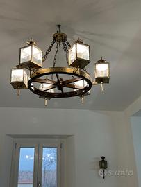 Lampadario stile country