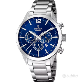 Orologio Uomo Cronografo Festina F20343/7 Acciaio