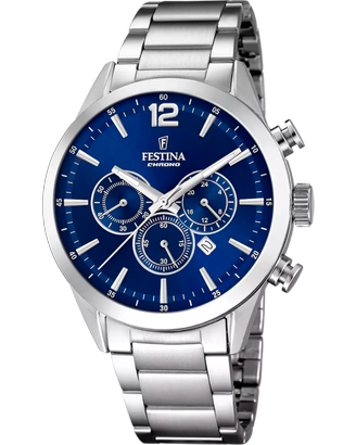 Orologio Uomo Cronografo Festina F20343/7 Acciaio