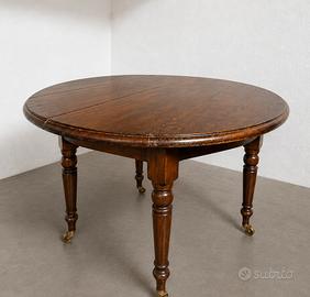 Tavolo allungabile in stile classico tondo/ovale