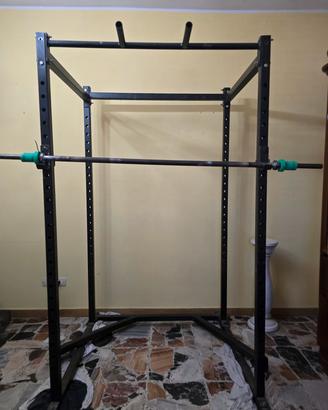 Rack, bilanciere e e dischi 
