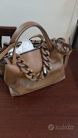 borsa beige marca CHIARINI con tracolla