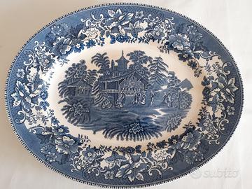 Piatto da esposizione in ceramica inglese