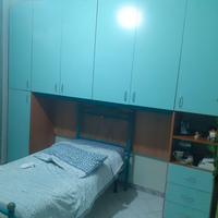 ponte a mobile con letto ferro  battuto 