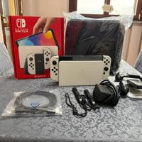Switch oled + sd 256gb+ custodia