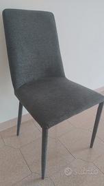 Set 4 Sedie in tessuto