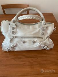 Borsa BALENCIAGA LE CITY  pelle bianca
