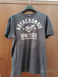Maglietta Abercrombie & Fitch blu (muscle fit)