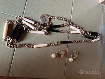 Collana vintage ROBERTO CAVALLI + orecchini