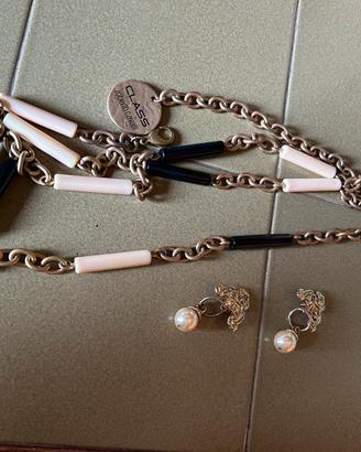 Collana vintage ROBERTO CAVALLI + orecchini