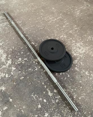 Bilancere + dischi 10kg