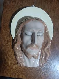 Volto di Cristo ceramica Igni Torino 