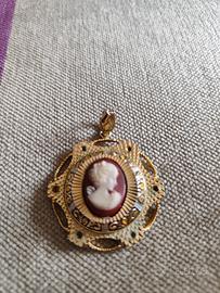  cameo vintage di manifattura artigianale francese