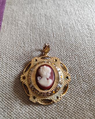  cameo vintage di manifattura artigianale francese