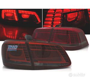 FANALI VOLKSWAGEN VW PASSAT 10-14 LED ROSSO AFFUMI