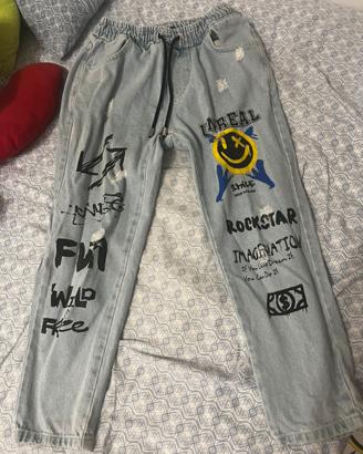 Jeans usati pochissimo taglia (12-14 anni)